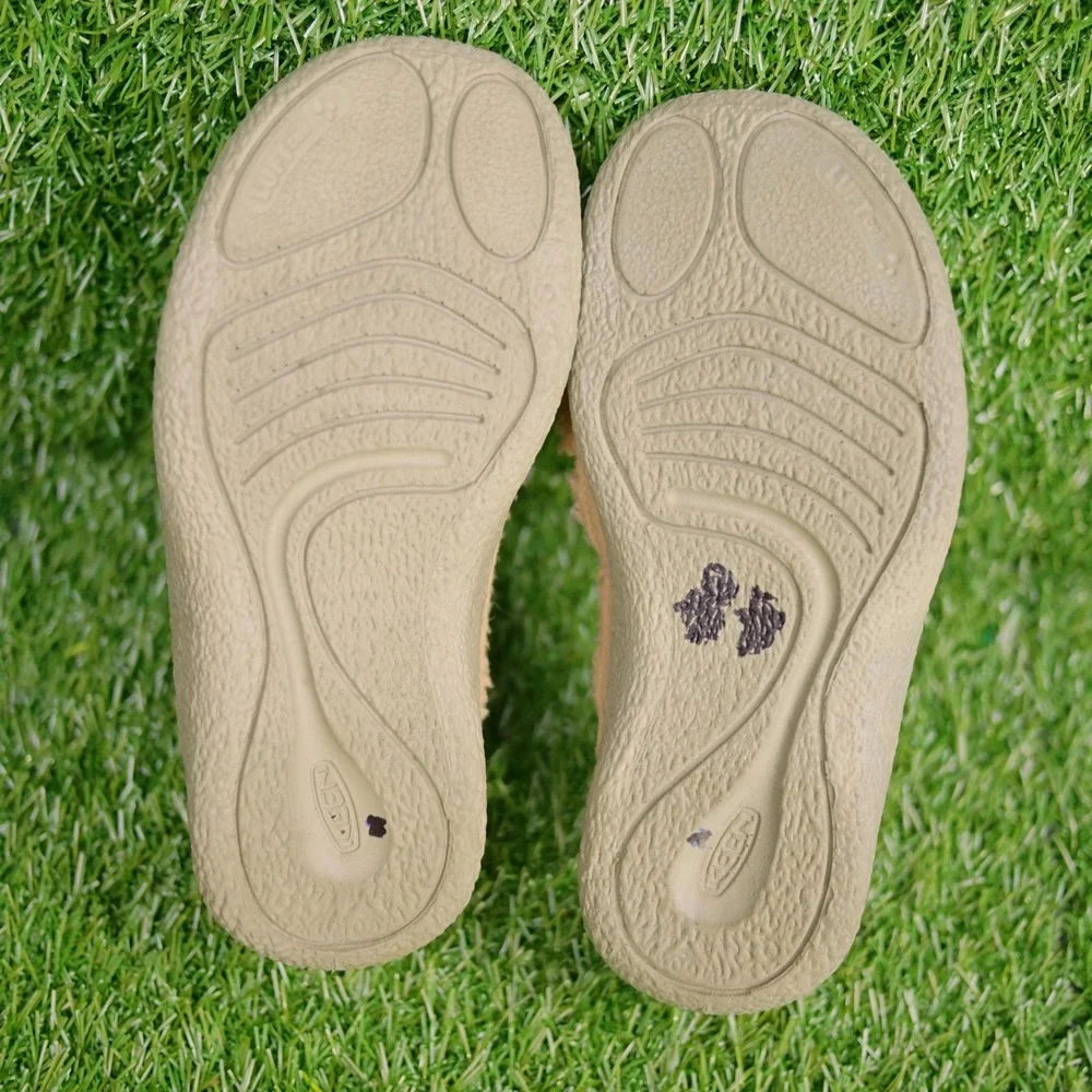 Keen Howser II Slip On Tan Faux Shearling Fleece - Kids Size 1